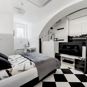 Black And White Studio Apartment